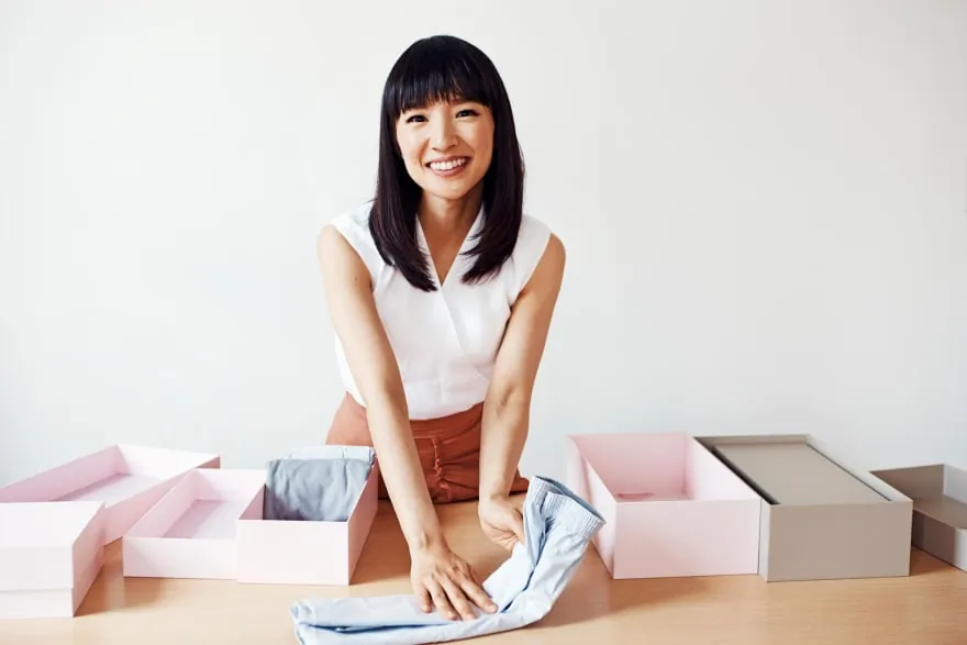 An image showing Marie Kondo